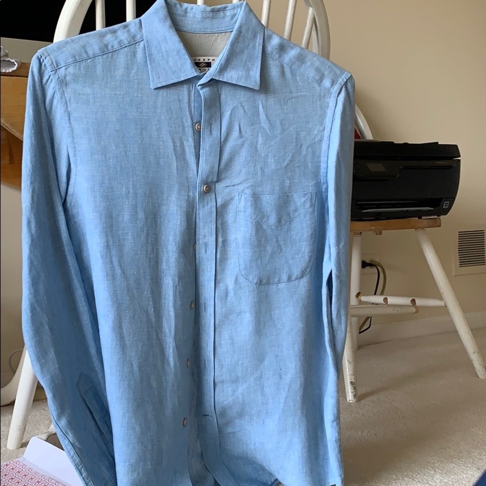 100% linen Joseph abboud shirt.
